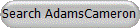 Search AdamsCameron